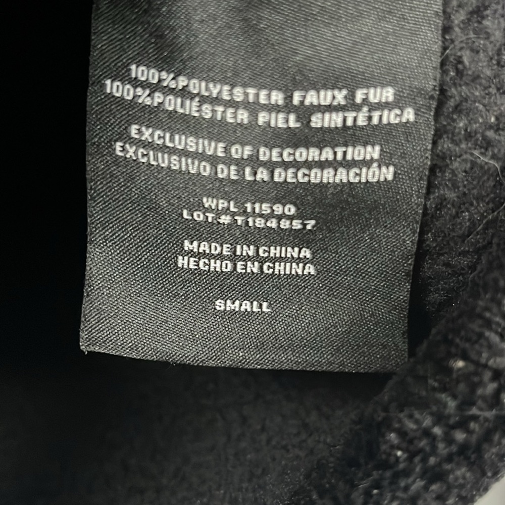 32 Degrees Heat Black Fleece Fill Zip Jacket - Picture 7 of 7